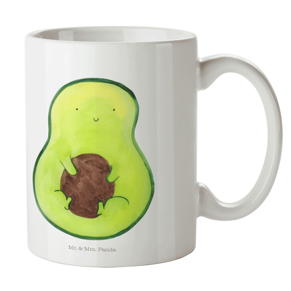 Tasse Avocado mit Kern Avocado, Avokado, Avocadokern, Kern, Pflanze, Spruch Leben  Becher, Kaffeetasse, Kaffeebecher, Tee, Frühstück, Büro  Avocado, Veggie, Vegan, Gesund