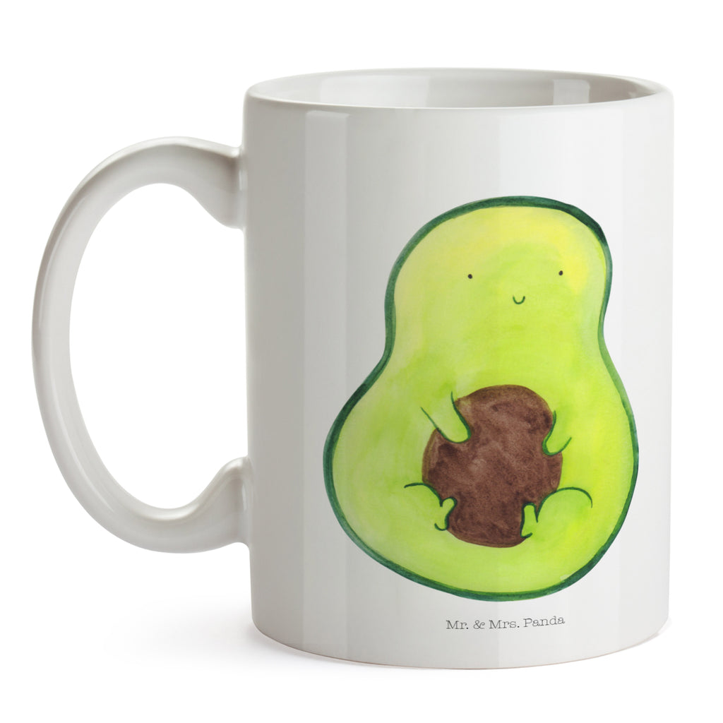Tasse Avocado mit Kern Avocado, Avokado, Avocadokern, Kern, Pflanze, Spruch Leben  Becher, Kaffeetasse, Kaffeebecher, Tee, Frühstück, Büro  Avocado, Veggie, Vegan, Gesund