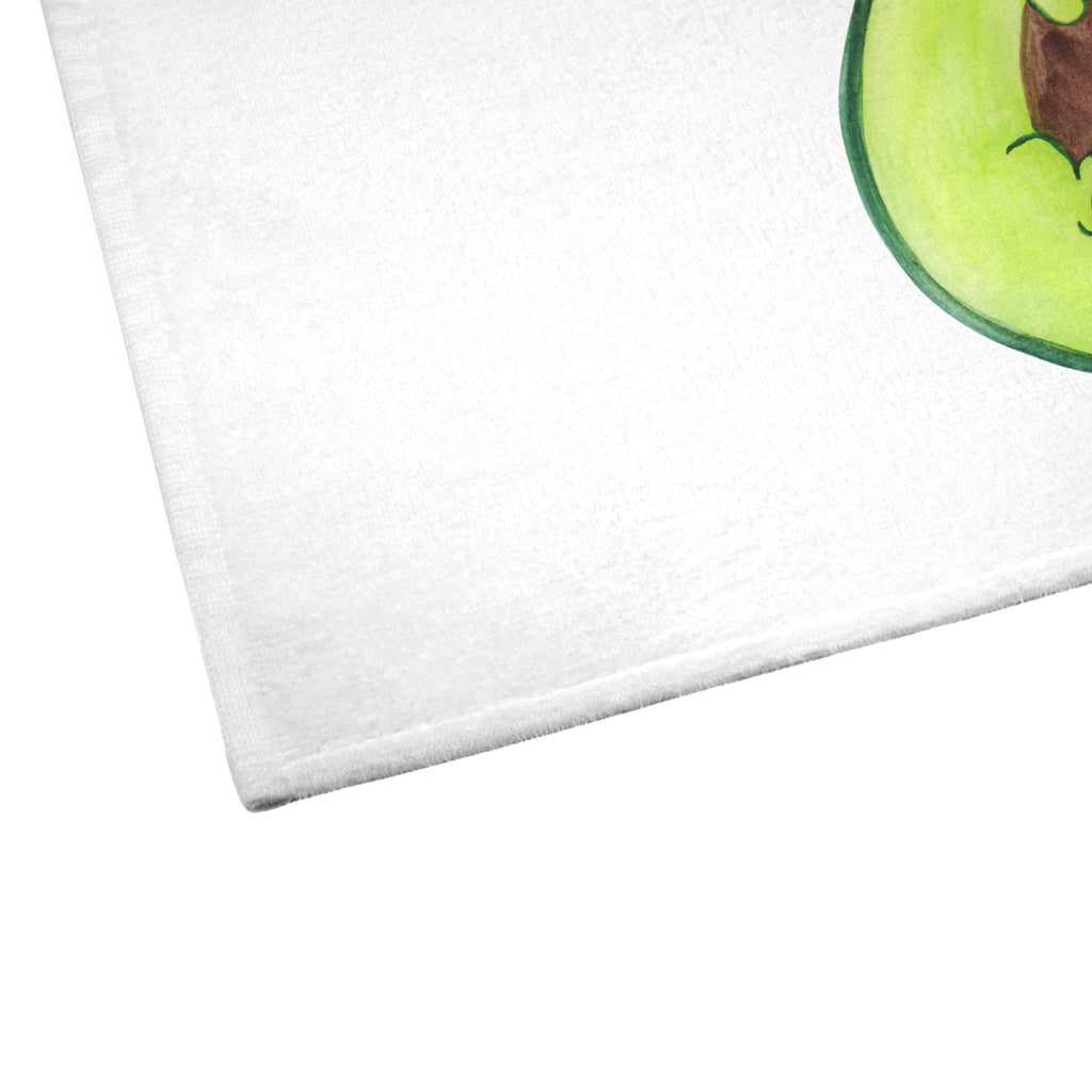 Gäste Handtuch Avocado mit Kern Gästetuch, Reisehandtuch, Sport Handtuch, Frottier, Kinder Handtuch, Avocado, Veggie, Vegan, Gesund, Avokado, Avocadokern, Kern, Pflanze, Spruch Leben