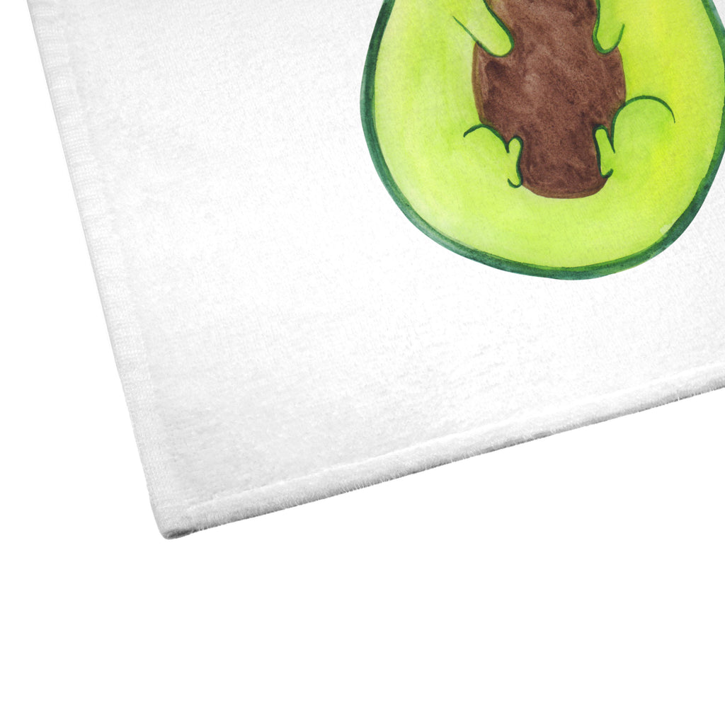 Gäste Handtuch Avocado mit Kern Gästetuch, Reisehandtuch, Sport Handtuch, Frottier, Kinder Handtuch, Avocado, Veggie, Vegan, Gesund, Avokado, Avocadokern, Kern, Pflanze, Spruch Leben