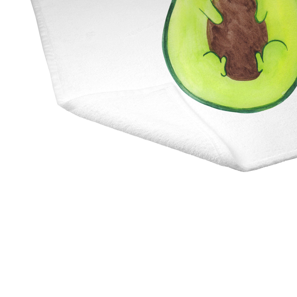 Gäste Handtuch Avocado mit Kern Gästetuch, Reisehandtuch, Sport Handtuch, Frottier, Kinder Handtuch, Avocado, Veggie, Vegan, Gesund, Avokado, Avocadokern, Kern, Pflanze, Spruch Leben