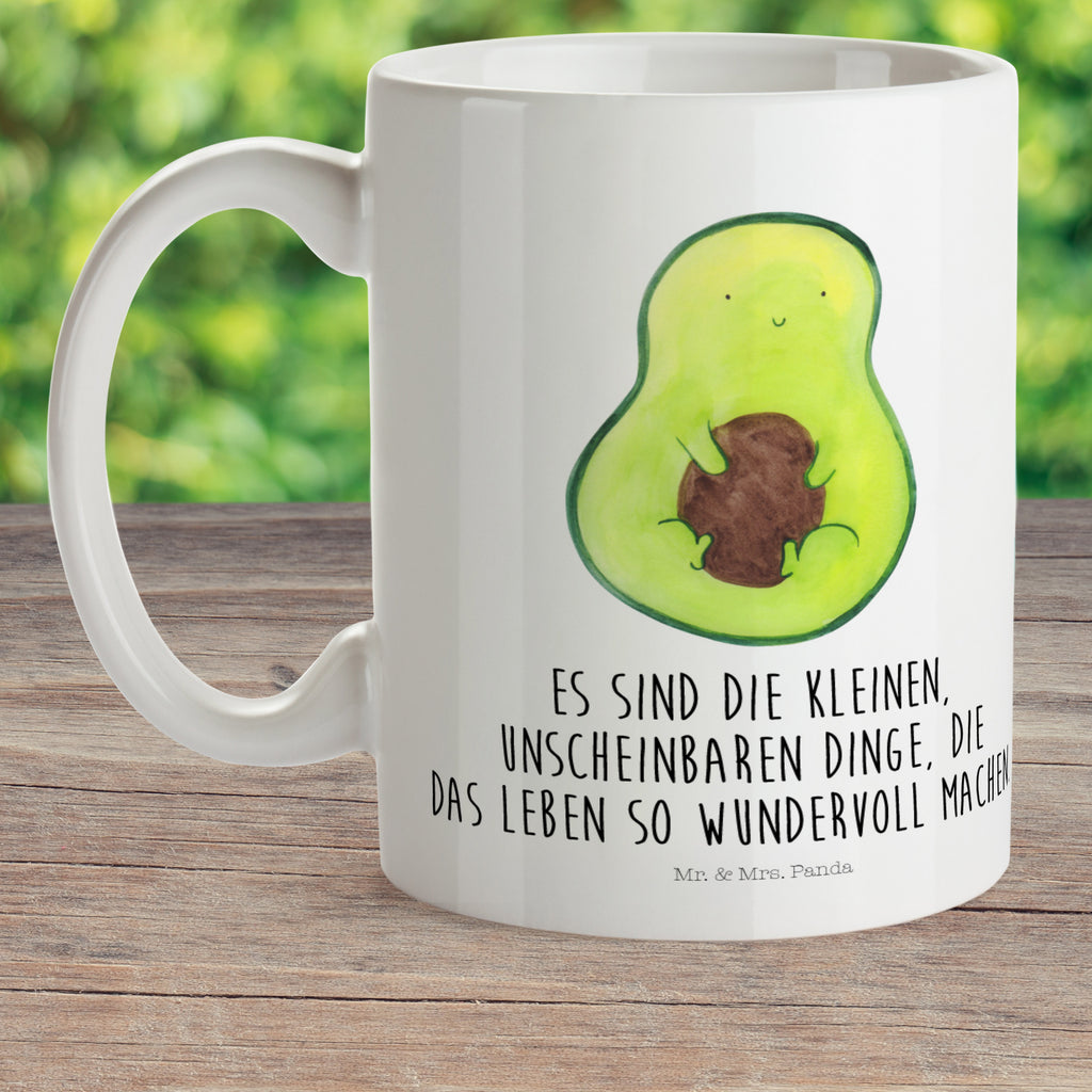 Kindertasse Avocado mit Kern Kunststoff Tasse, Kindergarten, Tasse, Trinkbecher, Camping Becher, Kaffeetasse, Kunststoffbecher, Kindergartenbecher, Outdoorgeschirr, Kunststoffgeschirr, Reisebecher, Reisetasse, Kinderbecher, Avocado, Veggie, Vegan, Gesund, Avokado, Avocadokern, Kern, Pflanze, Spruch Leben