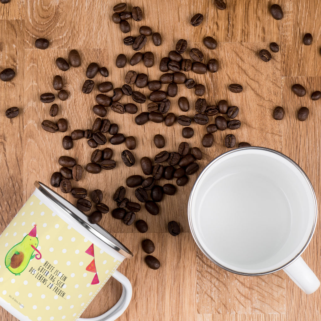 Camping Emaille Tasse Avocado Party Campingtasse, Trinkbecher, Metalltasse, Outdoor Tasse, Emaille Trinkbecher, Blechtasse Outdoor, Emaille Campingbecher, Edelstahl Trinkbecher, Metalltasse für Camping, Kaffee Blechtasse, Camping Tasse Metall, Avocado, Veggie, Vegan, Gesund, Avocados, Party, Geburtstag, Geburtstagsfeier, Happy Birthday, Feier, Feierei, Lieblingstag, Prüfung, Abifeier, Abi, Bestanden, Jahrestag, Jubiläum, Firmenfeier, Klassenfeier, Schulabschluss, Abschluss