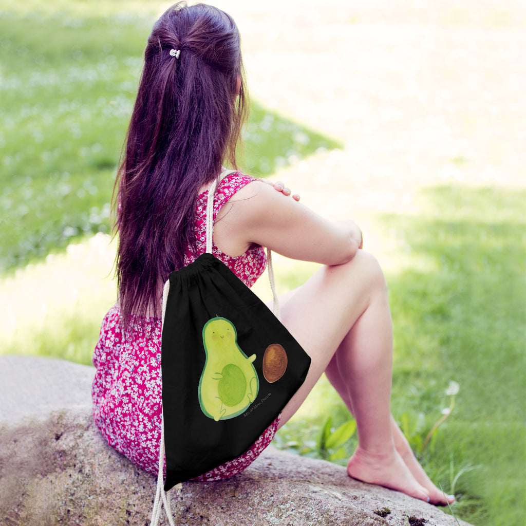 Sportbeutel Avocado rollt Kern Turnbeutel, Beutel, Sporttasche, Tasche, Stoffbeutel, Avocado, Veggie, Vegan, Gesund, Avocados, Schwanger, Geburt, Geburtstag, Säugling, Kind, erstes Kind, zur Geburt, Schwangerschaft, Babyparty, Baby, große Liebe, Liebe, Love