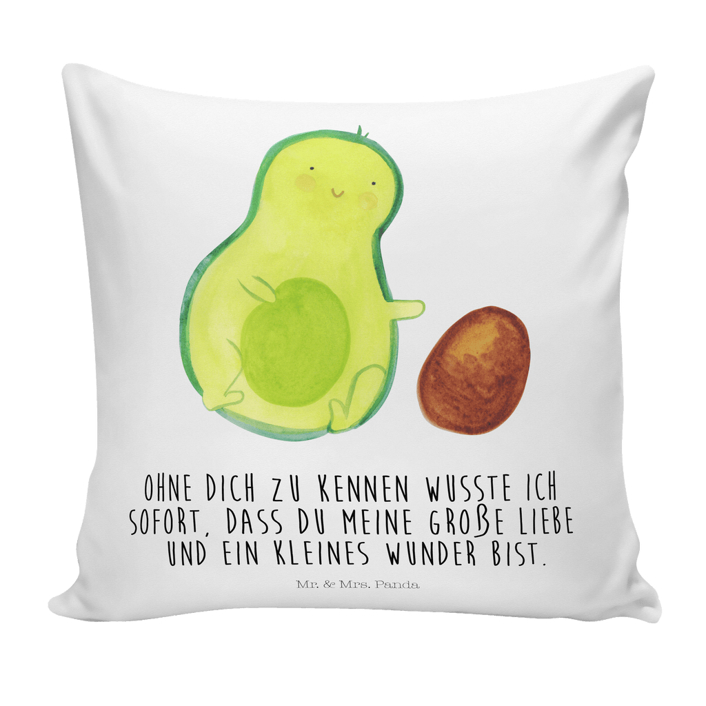 40x40 Kissen Avocado rollt Kern Kissenhülle, Kopfkissen, Sofakissen, Dekokissen, Motivkissen, Avocado, Veggie, Vegan, Gesund, Avocados, Schwanger, Geburt, Geburtstag, Säugling, Kind, erstes Kind, zur Geburt, Schwangerschaft, Babyparty, Baby, große Liebe, Liebe, Love