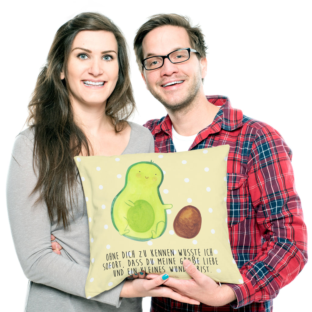 40x40 Kissen Avocado rollt Kern Kissenhülle, Kopfkissen, Sofakissen, Dekokissen, Motivkissen, Avocado, Veggie, Vegan, Gesund, Avocados, Schwanger, Geburt, Geburtstag, Säugling, Kind, erstes Kind, zur Geburt, Schwangerschaft, Babyparty, Baby, große Liebe, Liebe, Love