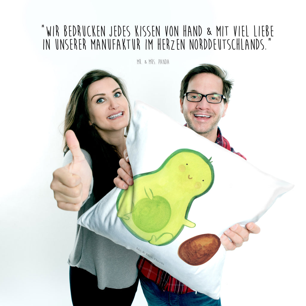 40x40 Kissen Avocado rollt Kern Kissenhülle, Kopfkissen, Sofakissen, Dekokissen, Motivkissen, Avocado, Veggie, Vegan, Gesund, Avocados, Schwanger, Geburt, Geburtstag, Säugling, Kind, erstes Kind, zur Geburt, Schwangerschaft, Babyparty, Baby, große Liebe, Liebe, Love
