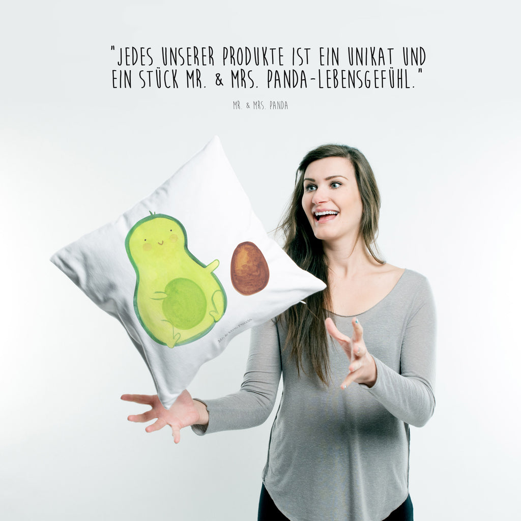 40x40 Kissen Avocado rollt Kern Kissenhülle, Kopfkissen, Sofakissen, Dekokissen, Motivkissen, Avocado, Veggie, Vegan, Gesund, Avocados, Schwanger, Geburt, Geburtstag, Säugling, Kind, erstes Kind, zur Geburt, Schwangerschaft, Babyparty, Baby, große Liebe, Liebe, Love