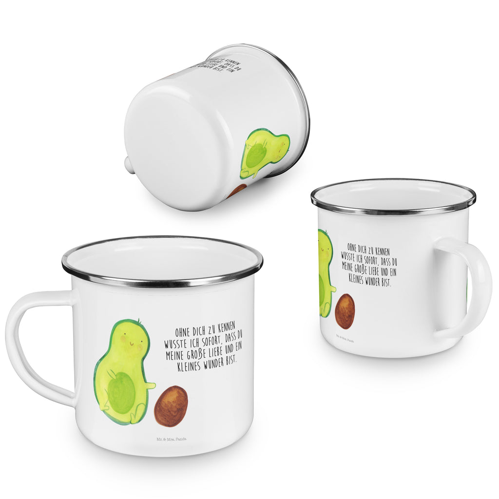 Camping Emaille Tasse Avocado rollt Kern Campingtasse, Trinkbecher, Metalltasse, Outdoor Tasse, Emaille Trinkbecher, Blechtasse Outdoor, Emaille Campingbecher, Edelstahl Trinkbecher, Metalltasse für Camping, Kaffee Blechtasse, Camping Tasse Metall, Avocado, Veggie, Vegan, Gesund, Avocados, Schwanger, Geburt, Geburtstag, Säugling, Kind, erstes Kind, zur Geburt, Schwangerschaft, Babyparty, Baby, große Liebe, Liebe, Love