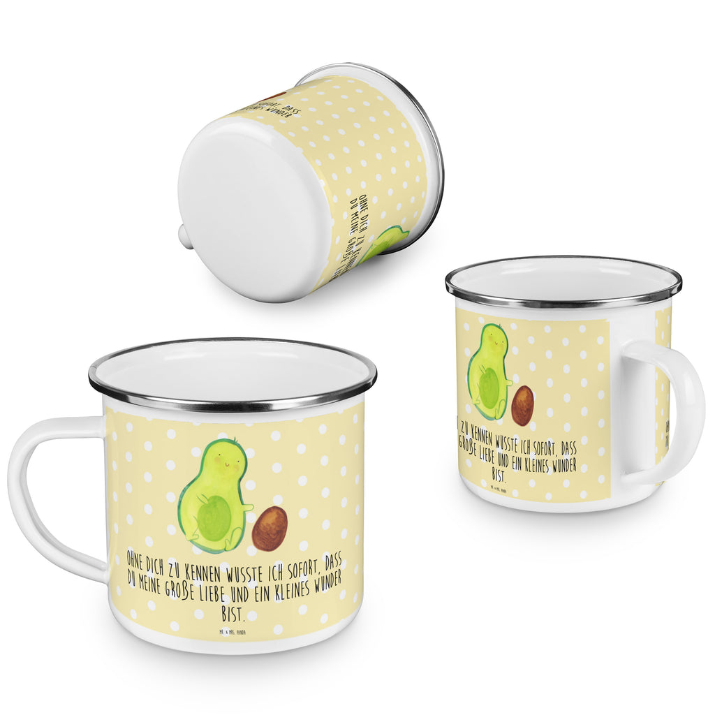 Camping Emaille Tasse Avocado rollt Kern Campingtasse, Trinkbecher, Metalltasse, Outdoor Tasse, Emaille Trinkbecher, Blechtasse Outdoor, Emaille Campingbecher, Edelstahl Trinkbecher, Metalltasse für Camping, Kaffee Blechtasse, Camping Tasse Metall, Avocado, Veggie, Vegan, Gesund, Avocados, Schwanger, Geburt, Geburtstag, Säugling, Kind, erstes Kind, zur Geburt, Schwangerschaft, Babyparty, Baby, große Liebe, Liebe, Love