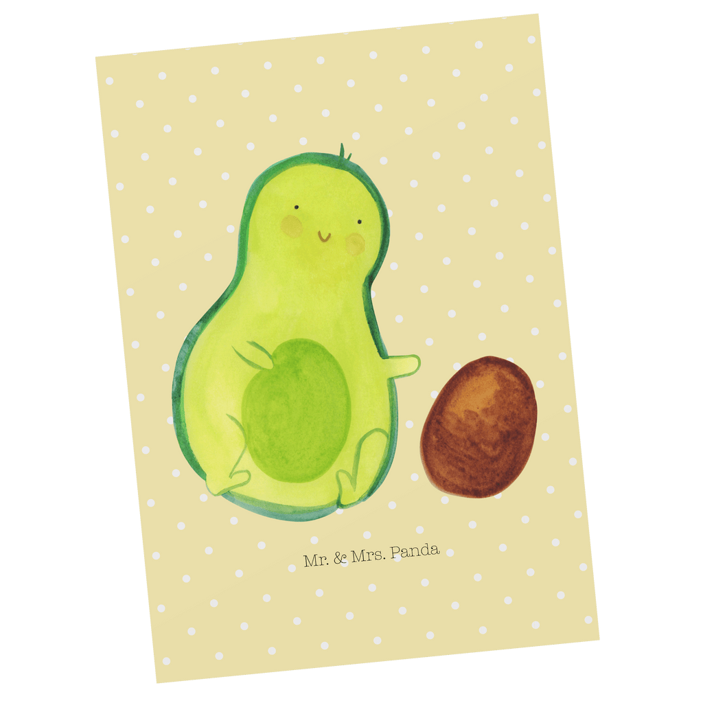 Postkarte Avocado rollt Kern Geschenkkarte, Grußkarte, Karte, Einladung, Ansichtskarte, Geburtstagskarte, Einladungskarte, Dankeskarte, Avocado, Veggie, Vegan, Gesund, Avocados, Schwanger, Geburt, Geburtstag, Säugling, Kind, erstes Kind, zur Geburt, Schwangerschaft, Babyparty, Baby, große Liebe, Liebe, Love