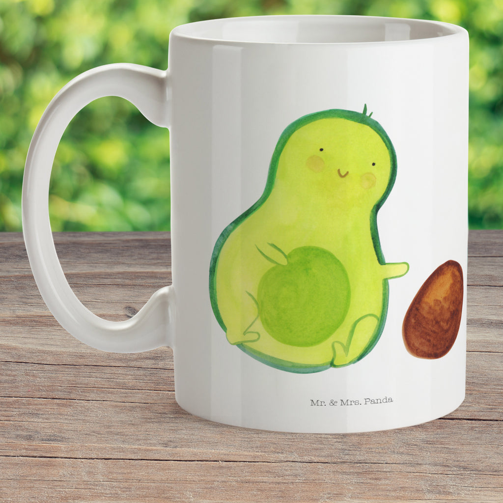 Kindertasse Avocado rollt Kern Kunststoff Tasse, Kindergarten, Tasse, Trinkbecher, Camping Becher, Kaffeetasse, Kunststoffbecher, Kindergartenbecher, Outdoorgeschirr, Kunststoffgeschirr, Reisebecher, Reisetasse, Kinderbecher, Avocado, Veggie, Vegan, Gesund, Avocados, Schwanger, Geburt, Geburtstag, Säugling, Kind, erstes Kind, zur Geburt, Schwangerschaft, Babyparty, Baby, große Liebe, Liebe, Love