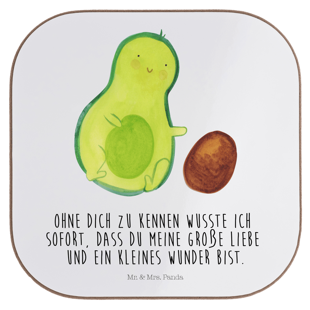Quadratische Untersetzer Avocado rollt Kern Bierdeckel, Glasuntersetzer, Untersetzer Gläser, Getränkeuntersetzer, Avocado, Veggie, Vegan, Gesund, Avocados, Schwanger, Geburt, Geburtstag, Säugling, Kind, erstes Kind, zur Geburt, Schwangerschaft, Babyparty, Baby, große Liebe, Liebe, Love