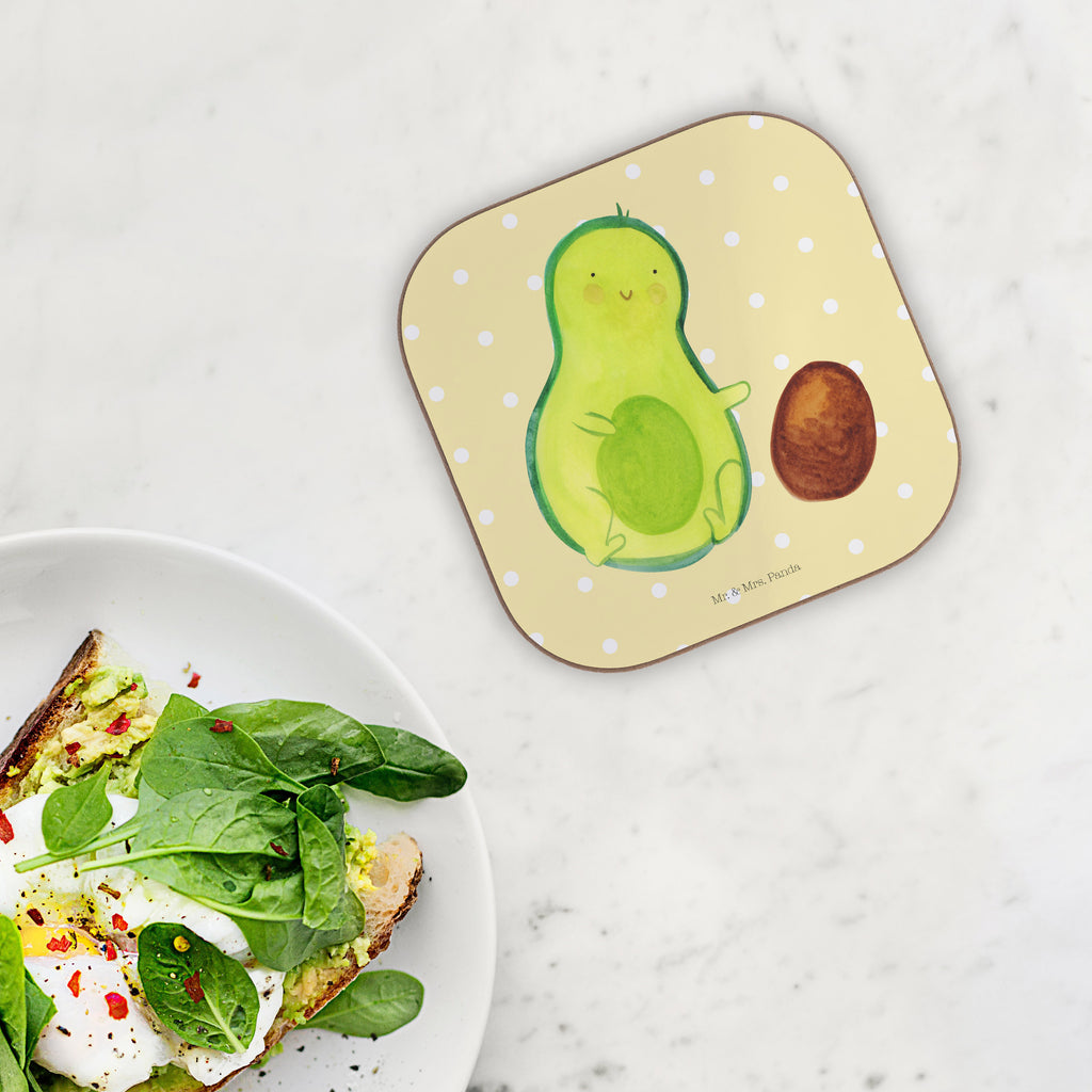Quadratische Untersetzer Avocado rollt Kern Bierdeckel, Glasuntersetzer, Untersetzer Gläser, Getränkeuntersetzer, Avocado, Veggie, Vegan, Gesund, Avocados, Schwanger, Geburt, Geburtstag, Säugling, Kind, erstes Kind, zur Geburt, Schwangerschaft, Babyparty, Baby, große Liebe, Liebe, Love
