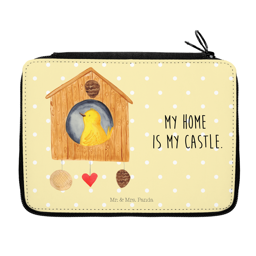 Federmappe Vogelhaus Federmappe, Stiftetasche, Stifte Etui, Schule, Einschulung, Geschenk, Kind, Schüler, Schülerin, Stifterolle, Federmäppchen, Motiv, Grundschule, Federmäppchen bedruckt, Büro Stifte Etui, Bestückte Federmappe, Kinder Federmappe, Federmappe Einschulung, Tiermotive, Gute Laune, lustige Sprüche, Tiere, Vogel, Vögel, Vogelhaus, Vogelhäuschen, Home sweet home, Zuhause, Nest, Eigenheim, Familie, Wohnung, Haus, unser Haus, Lieblingsort, Castle