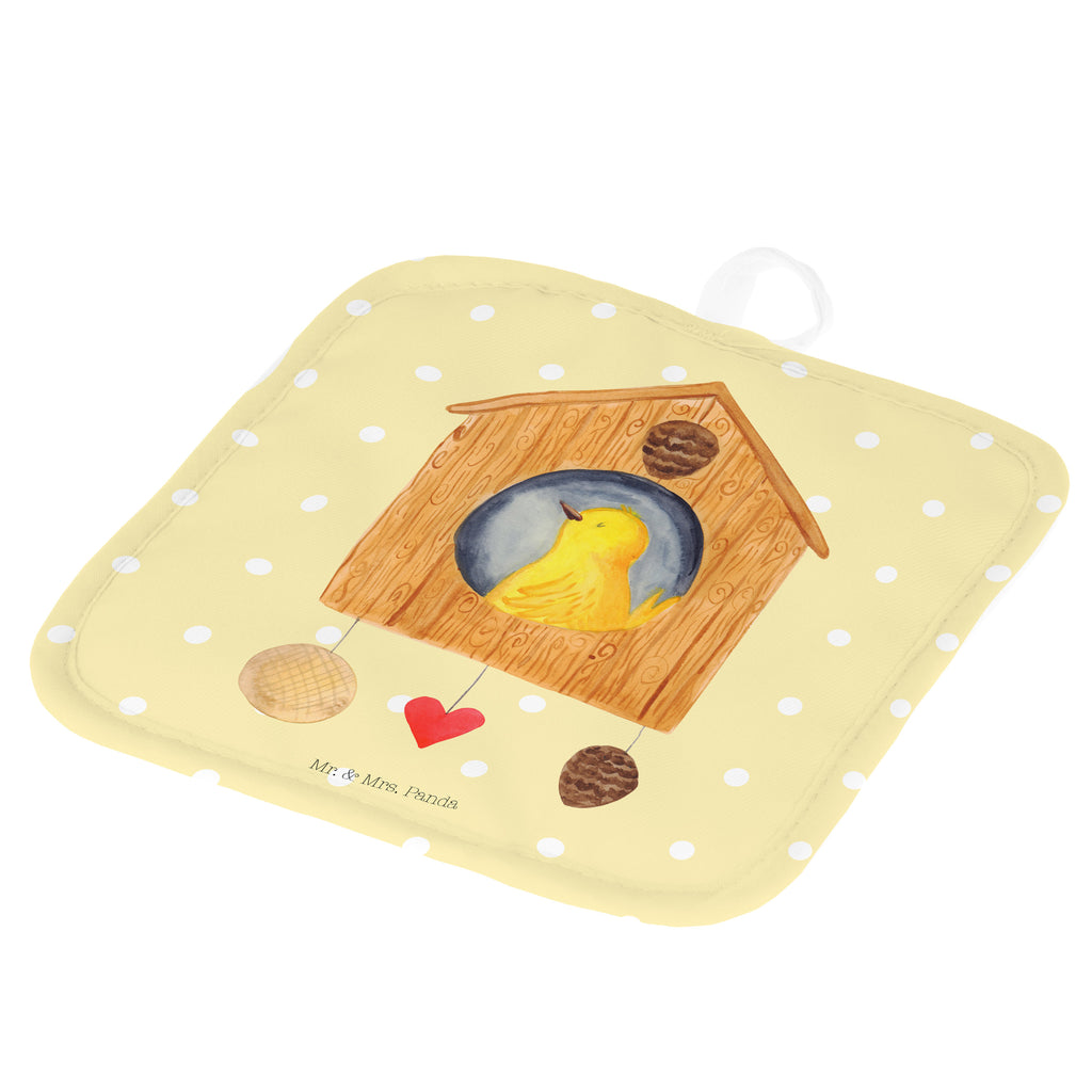2er Set Topflappen  Vogelhaus Topflappen, Topfuntersetzer, Ofenhandschuh, Topflappen Set, Topflappen lustig, Topflappen mit Spruch, Tiermotive, Gute Laune, lustige Sprüche, Tiere, Vogel, Vögel, Vogelhaus, Vogelhäuschen, Home sweet home, Zuhause, Nest, Eigenheim, Familie, Wohnung, Haus, unser Haus, Lieblingsort, Castle