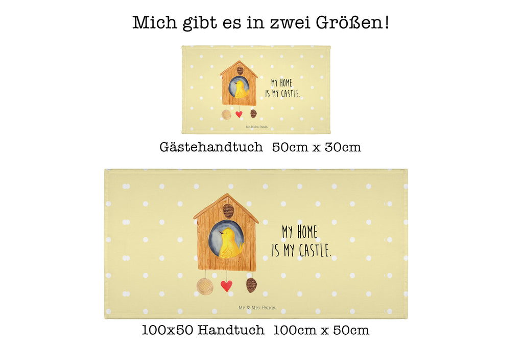 Gäste Handtuch Vogelhaus Gästetuch, Reisehandtuch, Sport Handtuch, Frottier, Kinder Handtuch, Tiermotive, Gute Laune, lustige Sprüche, Tiere, Vogel, Vögel, Vogelhaus, Vogelhäuschen, Home sweet home, Zuhause, Nest, Eigenheim, Familie, Wohnung, Haus, unser Haus, Lieblingsort, Castle