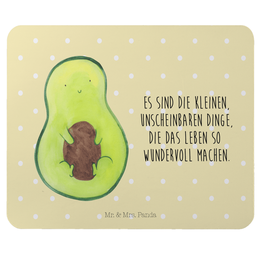 Mauspad Avocado mit Kern Mousepad, Computer zubehör, Büroausstattung, PC Zubehör, Arbeitszimmer, Mauspad, Einzigartiges Mauspad, Designer Mauspad, Avocado, Veggie, Vegan, Gesund, Avokado, Avocadokern, Kern, Pflanze, Spruch Leben