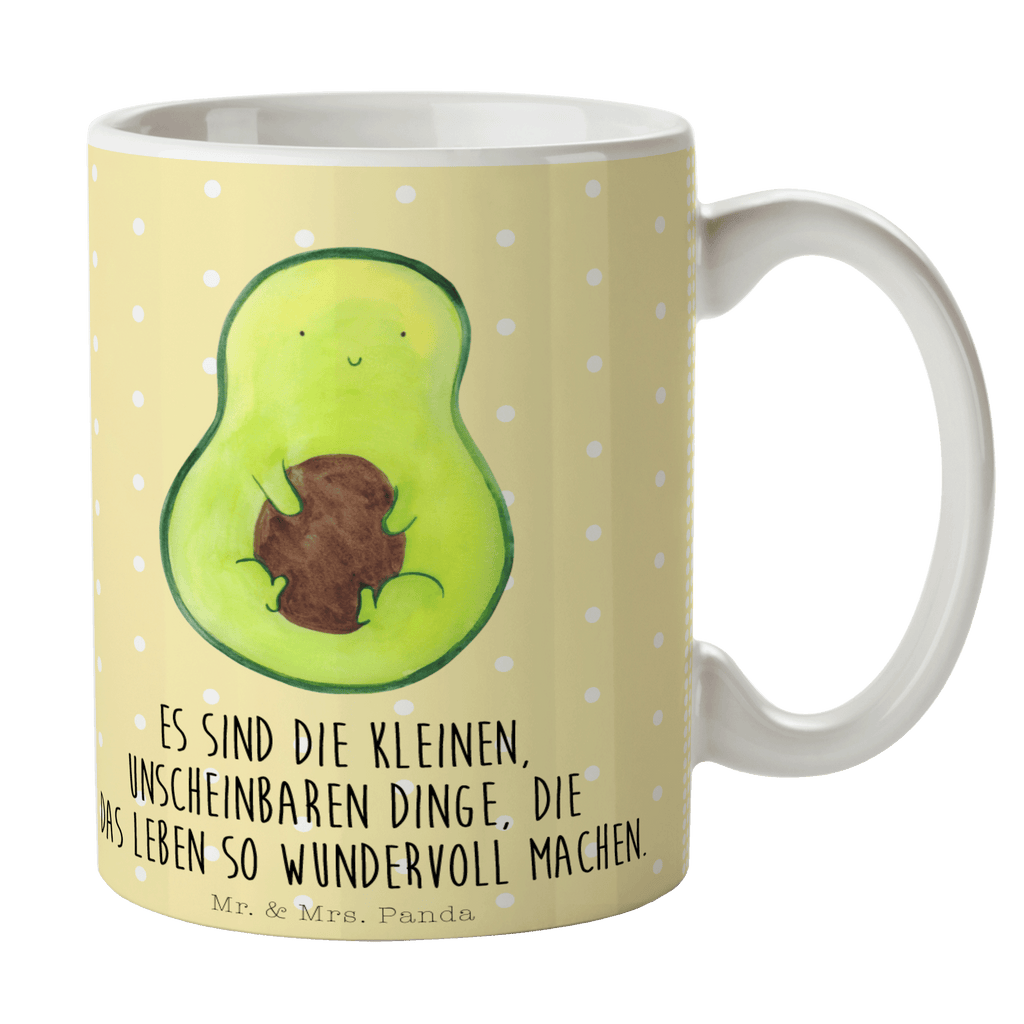 Tasse Avocado mit Kern Avocado, Avokado, Avocadokern, Kern, Pflanze, Spruch Leben  Becher, Kaffeetasse, Kaffeebecher, Tee, Frühstück, Büro  Avocado, Veggie, Vegan, Gesund