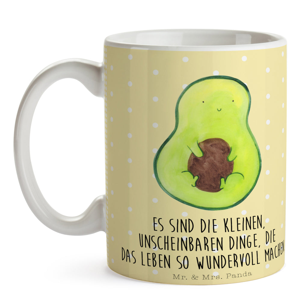 Tasse Avocado mit Kern Avocado, Avokado, Avocadokern, Kern, Pflanze, Spruch Leben  Becher, Kaffeetasse, Kaffeebecher, Tee, Frühstück, Büro  Avocado, Veggie, Vegan, Gesund
