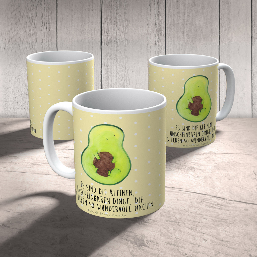Tasse Avocado mit Kern Avocado, Avokado, Avocadokern, Kern, Pflanze, Spruch Leben  Becher, Kaffeetasse, Kaffeebecher, Tee, Frühstück, Büro  Avocado, Veggie, Vegan, Gesund