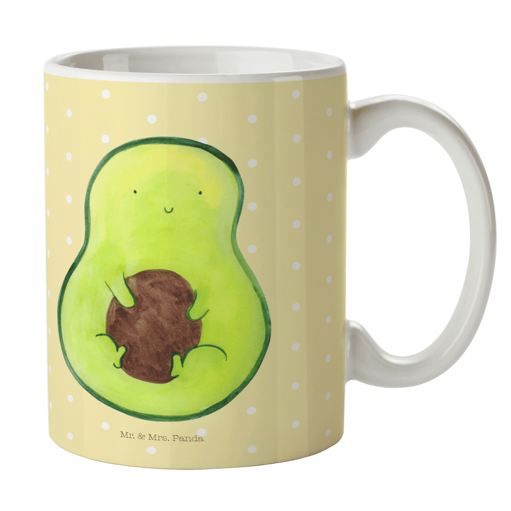 Tasse Avocado mit Kern Avocado, Avokado, Avocadokern, Kern, Pflanze, Spruch Leben  Becher, Kaffeetasse, Kaffeebecher, Tee, Frühstück, Büro  Avocado, Veggie, Vegan, Gesund