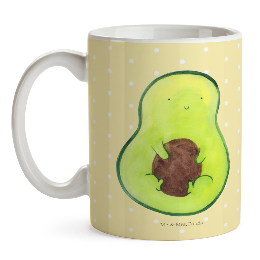 Tasse Avocado mit Kern Avocado, Avokado, Avocadokern, Kern, Pflanze, Spruch Leben  Becher, Kaffeetasse, Kaffeebecher, Tee, Frühstück, Büro  Avocado, Veggie, Vegan, Gesund