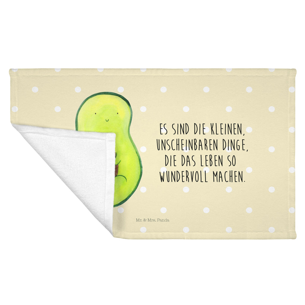 Gäste Handtuch Avocado mit Kern Gästetuch, Reisehandtuch, Sport Handtuch, Frottier, Kinder Handtuch, Avocado, Veggie, Vegan, Gesund, Avokado, Avocadokern, Kern, Pflanze, Spruch Leben