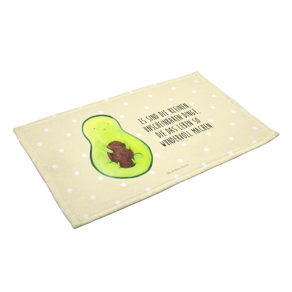 Gäste Handtuch Avocado mit Kern Gästetuch, Reisehandtuch, Sport Handtuch, Frottier, Kinder Handtuch, Avocado, Veggie, Vegan, Gesund, Avokado, Avocadokern, Kern, Pflanze, Spruch Leben