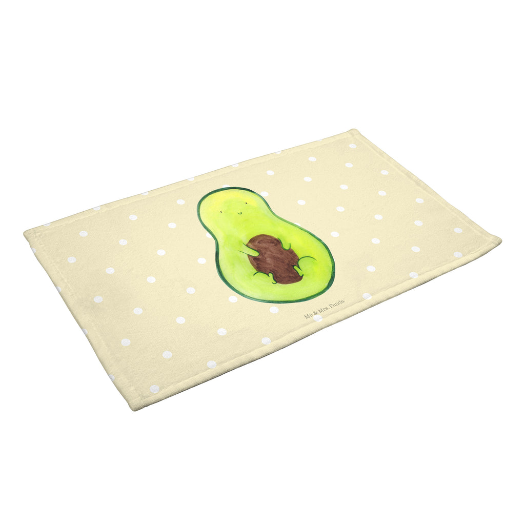 Gäste Handtuch Avocado mit Kern Gästetuch, Reisehandtuch, Sport Handtuch, Frottier, Kinder Handtuch, Avocado, Veggie, Vegan, Gesund, Avokado, Avocadokern, Kern, Pflanze, Spruch Leben