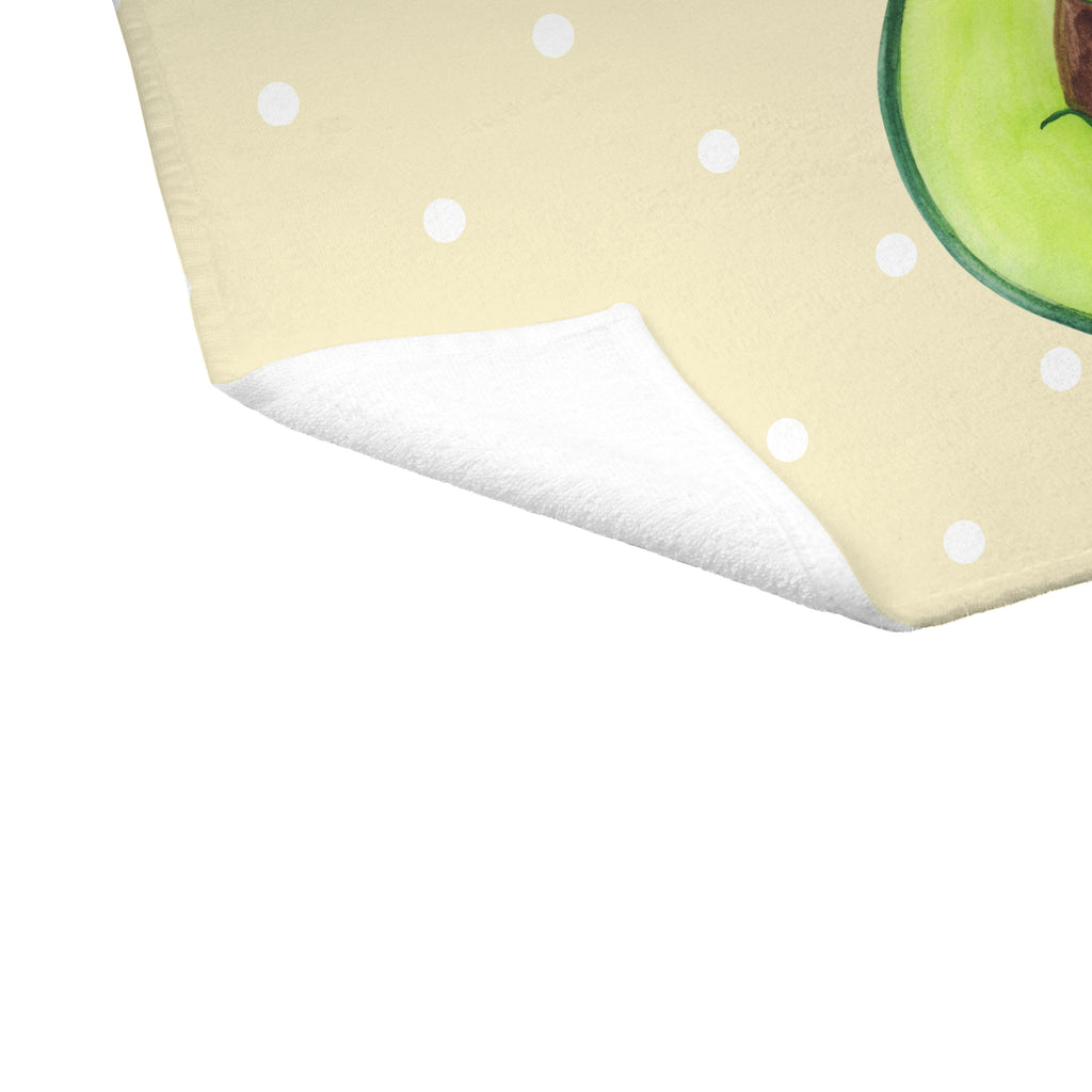 Gäste Handtuch Avocado mit Kern Gästetuch, Reisehandtuch, Sport Handtuch, Frottier, Kinder Handtuch, Avocado, Veggie, Vegan, Gesund, Avokado, Avocadokern, Kern, Pflanze, Spruch Leben