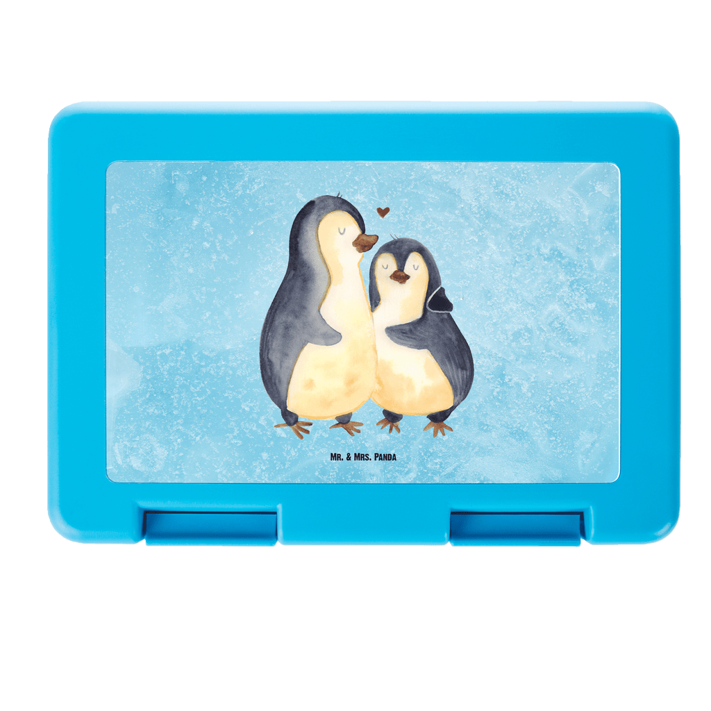 Brotdose Pinguin umarmend Brotbox, Snackbox, Lunch box, Butterbrotdose, Brotzeitbox, Pinguin, Liebe, Liebespaar, Liebesbeweis, Liebesgeschenk, Verlobung, Jahrestag, Hochzeitstag, Hochzeit, Hochzeitsgeschenk