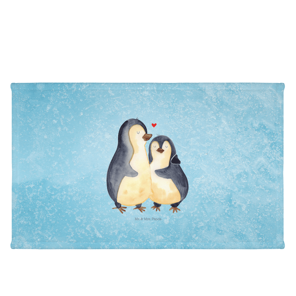 50 x 100 Handtuch Pinguin umarmend Handtuch, Badehandtuch, Badezimmer, Handtücher, groß, Kinder, Baby, Pinguin, Liebe, Liebespaar, Liebesbeweis, Liebesgeschenk, Verlobung, Jahrestag, Hochzeitstag, Hochzeit, Hochzeitsgeschenk