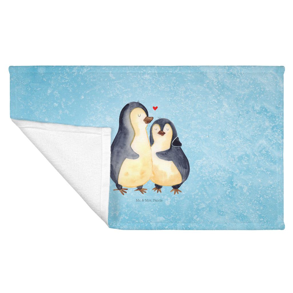 50 x 100 Handtuch Pinguin umarmend Handtuch, Badehandtuch, Badezimmer, Handtücher, groß, Kinder, Baby, Pinguin, Liebe, Liebespaar, Liebesbeweis, Liebesgeschenk, Verlobung, Jahrestag, Hochzeitstag, Hochzeit, Hochzeitsgeschenk