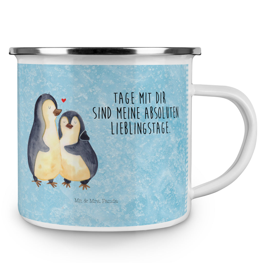 Camping Emaille Tasse Pinguin umarmend Campingtasse, Trinkbecher, Metalltasse, Outdoor Tasse, Emaille Trinkbecher, Blechtasse Outdoor, Emaille Campingbecher, Edelstahl Trinkbecher, Metalltasse für Camping, Kaffee Blechtasse, Camping Tasse Metall, Pinguin, Liebe, Liebespaar, Liebesbeweis, Liebesgeschenk, Verlobung, Jahrestag, Hochzeitstag, Hochzeit, Hochzeitsgeschenk