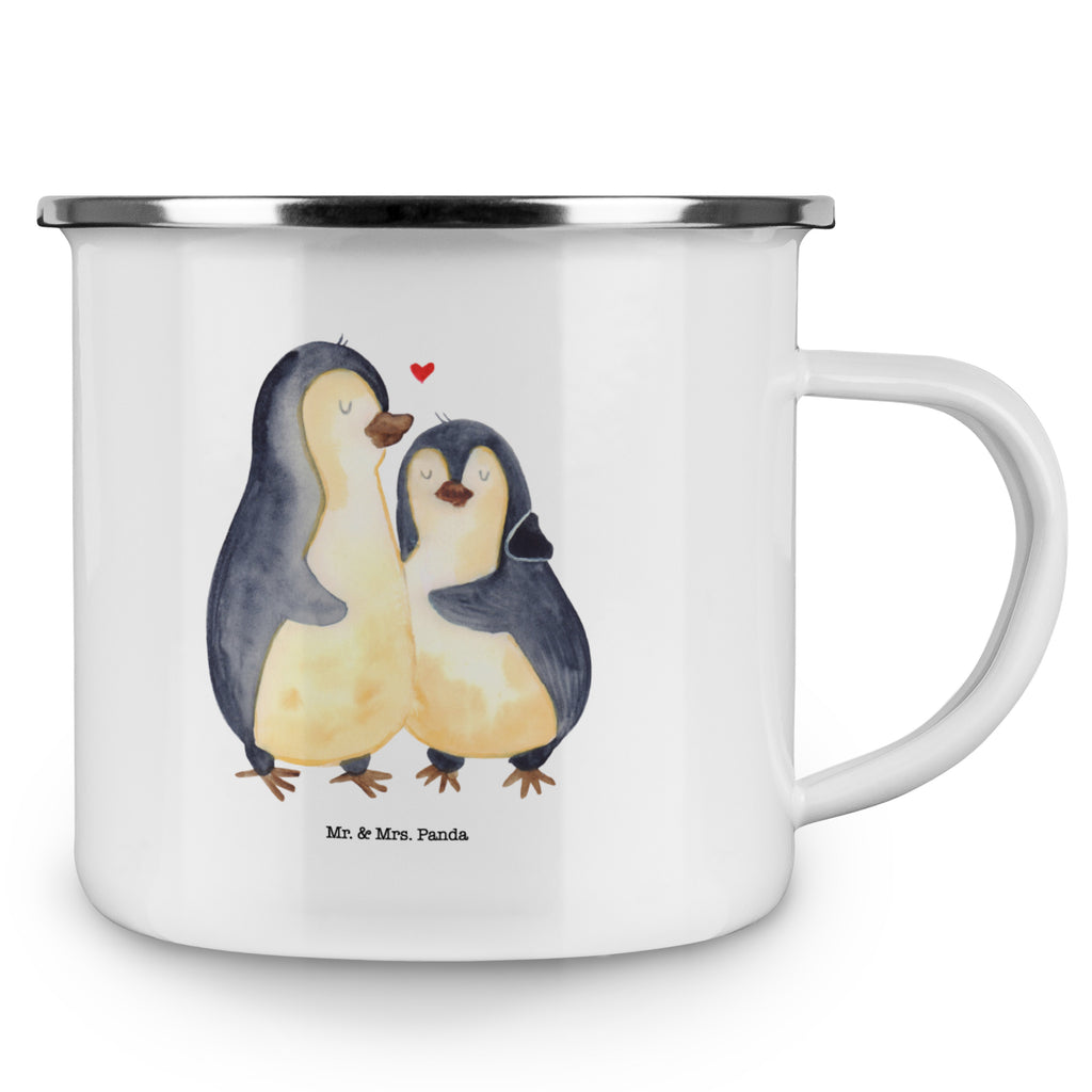 Camping Emaille Tasse Pinguin umarmend Campingtasse, Trinkbecher, Metalltasse, Outdoor Tasse, Emaille Trinkbecher, Blechtasse Outdoor, Emaille Campingbecher, Edelstahl Trinkbecher, Metalltasse für Camping, Kaffee Blechtasse, Camping Tasse Metall, Pinguin, Liebe, Liebespaar, Liebesbeweis, Liebesgeschenk, Verlobung, Jahrestag, Hochzeitstag, Hochzeit, Hochzeitsgeschenk