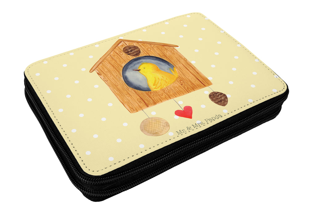 Federmappe Vogelhaus sweet Home Federmappe, Stiftetasche, Stifte Etui, Schule, Einschulung, Geschenk, Kind, Schüler, Schülerin, Stifterolle, Federmäppchen, Motiv, Grundschule, Federmäppchen bedruckt, Büro Stifte Etui, Bestückte Federmappe, Kinder Federmappe, Federmappe Einschulung, Tiermotive, Gute Laune, lustige Sprüche, Tiere, Vogelhaus, Vogel, Home sweet Home, Einzug, Umzug, Einzugsgeschenk, Hausbau, Haus