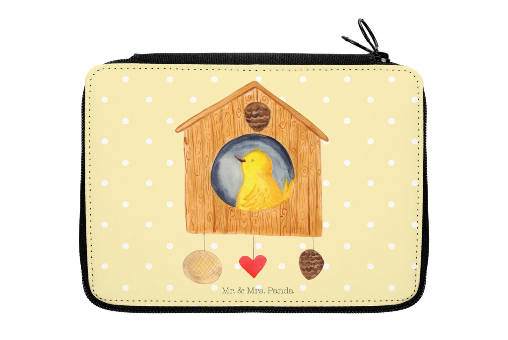 Federmappe Vogelhaus sweet Home Federmappe, Stiftetasche, Stifte Etui, Schule, Einschulung, Geschenk, Kind, Schüler, Schülerin, Stifterolle, Federmäppchen, Motiv, Grundschule, Federmäppchen bedruckt, Büro Stifte Etui, Bestückte Federmappe, Kinder Federmappe, Federmappe Einschulung, Tiermotive, Gute Laune, lustige Sprüche, Tiere, Vogelhaus, Vogel, Home sweet Home, Einzug, Umzug, Einzugsgeschenk, Hausbau, Haus