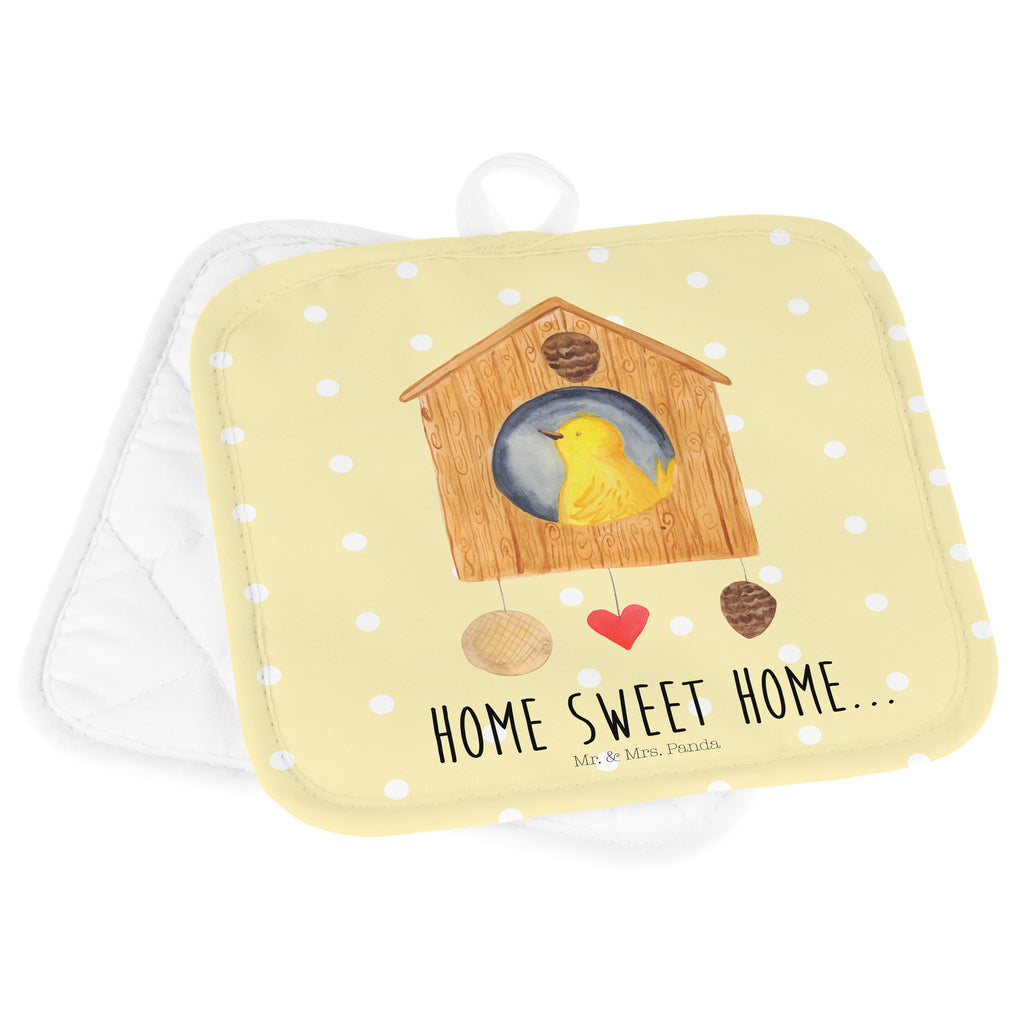 2er Set Topflappen  Vogelhaus sweet Home Topflappen, Topfuntersetzer, Ofenhandschuh, Topflappen Set, Topflappen lustig, Topflappen mit Spruch, Tiermotive, Gute Laune, lustige Sprüche, Tiere, Vogelhaus, Vogel, Home sweet Home, Einzug, Umzug, Geschenk, Einzugsgeschenk, Hausbau, Haus