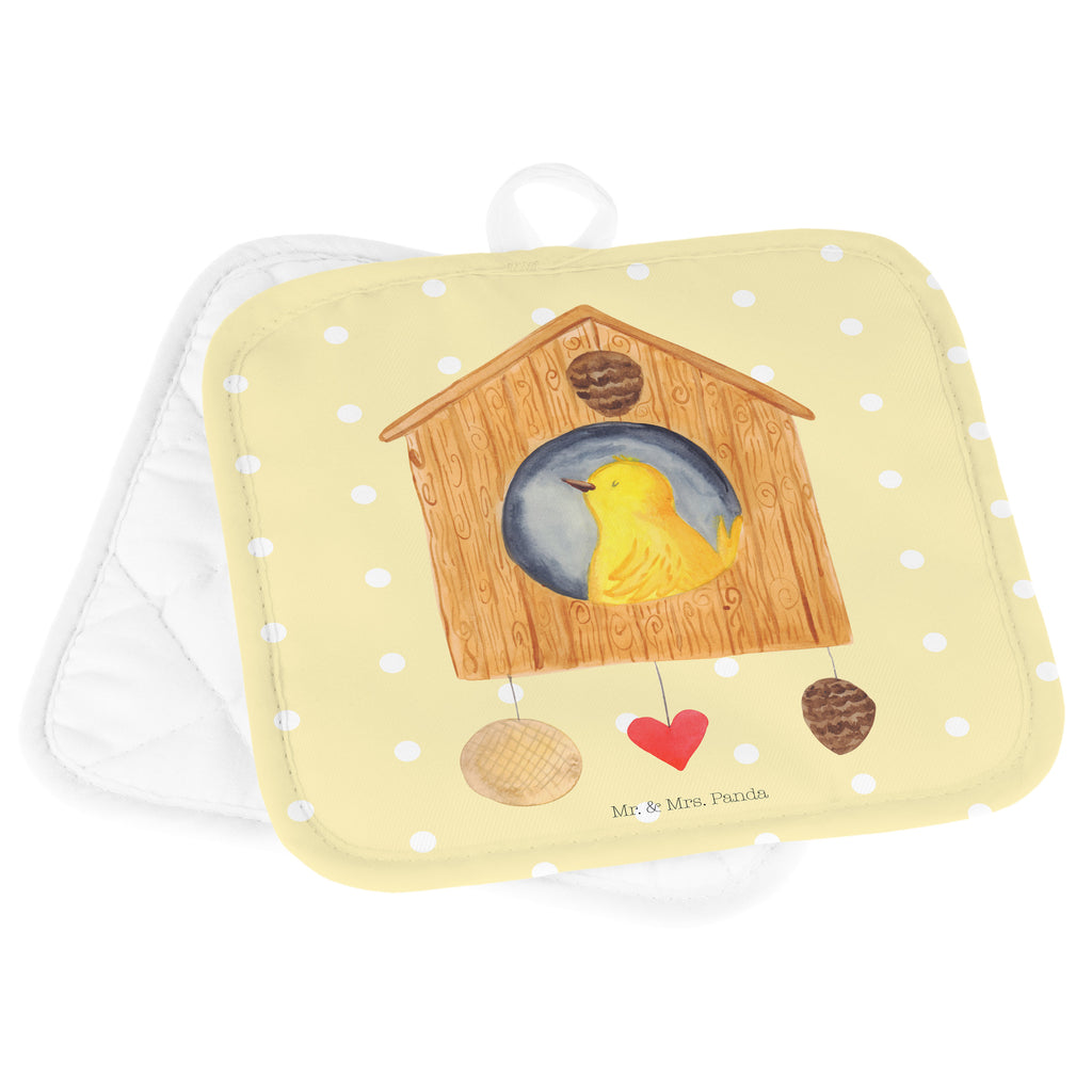 2er Set Topflappen  Vogelhaus sweet Home Topflappen, Topfuntersetzer, Ofenhandschuh, Topflappen Set, Topflappen lustig, Topflappen mit Spruch, Tiermotive, Gute Laune, lustige Sprüche, Tiere, Vogelhaus, Vogel, Home sweet Home, Einzug, Umzug, Geschenk, Einzugsgeschenk, Hausbau, Haus