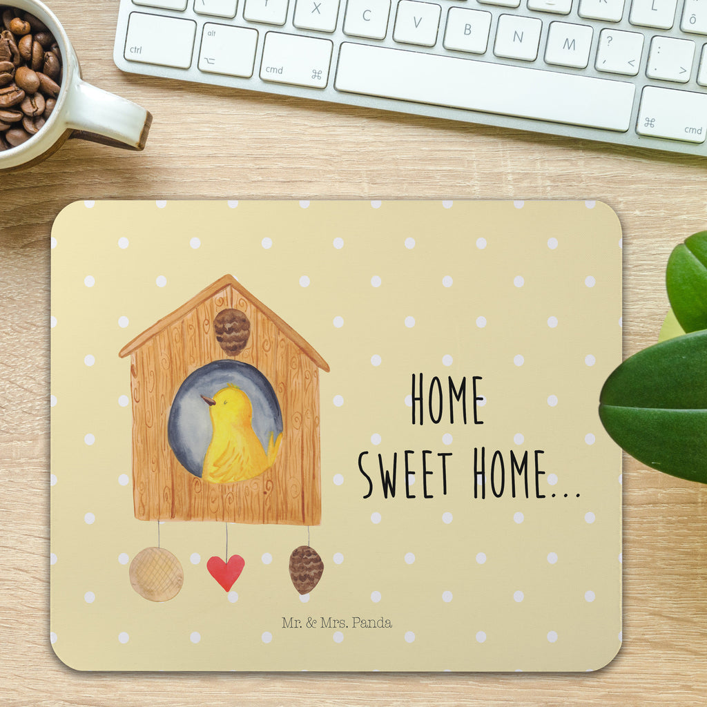 Mauspad Vogelhaus sweet Home Mousepad, Computer zubehör, Büroausstattung, PC Zubehör, Arbeitszimmer, Mauspad, Einzigartiges Mauspad, Designer Mauspad, Tiermotive, Gute Laune, lustige Sprüche, Tiere, Vogelhaus, Vogel, Home sweet Home, Einzug, Umzug, Geschenk, Einzugsgeschenk, Hausbau, Haus