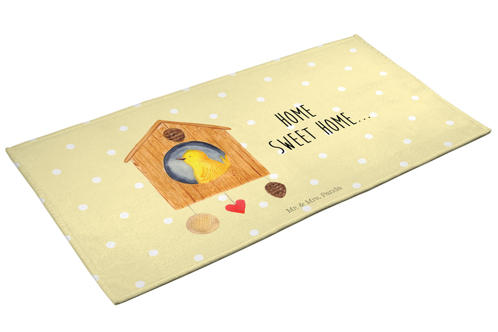 50 x 100 Handtuch Vogelhaus sweet Home Handtuch, Badehandtuch, Badezimmer, Handtücher, groß, Kinder, Baby, Tiermotive, Gute Laune, lustige Sprüche, Tiere, Vogelhaus, Vogel, Home sweet Home, Einzug, Umzug, Geschenk, Einzugsgeschenk, Hausbau, Haus