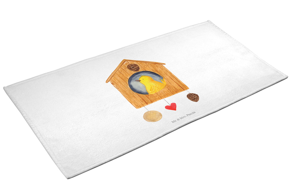 50 x 100 Handtuch Vogelhaus sweet Home Handtuch, Badehandtuch, Badezimmer, Handtücher, groß, Kinder, Baby, Tiermotive, Gute Laune, lustige Sprüche, Tiere, Vogelhaus, Vogel, Home sweet Home, Einzug, Umzug, Geschenk, Einzugsgeschenk, Hausbau, Haus