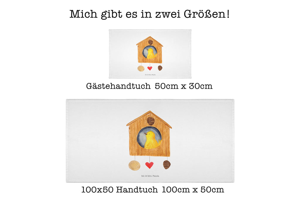 50 x 100 Handtuch Vogelhaus sweet Home Handtuch, Badehandtuch, Badezimmer, Handtücher, groß, Kinder, Baby, Tiermotive, Gute Laune, lustige Sprüche, Tiere, Vogelhaus, Vogel, Home sweet Home, Einzug, Umzug, Geschenk, Einzugsgeschenk, Hausbau, Haus