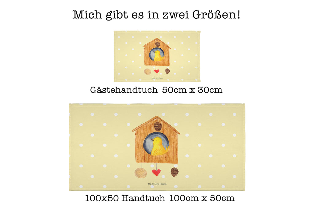 50 x 100 Handtuch Vogelhaus sweet Home Handtuch, Badehandtuch, Badezimmer, Handtücher, groß, Kinder, Baby, Tiermotive, Gute Laune, lustige Sprüche, Tiere, Vogelhaus, Vogel, Home sweet Home, Einzug, Umzug, Geschenk, Einzugsgeschenk, Hausbau, Haus