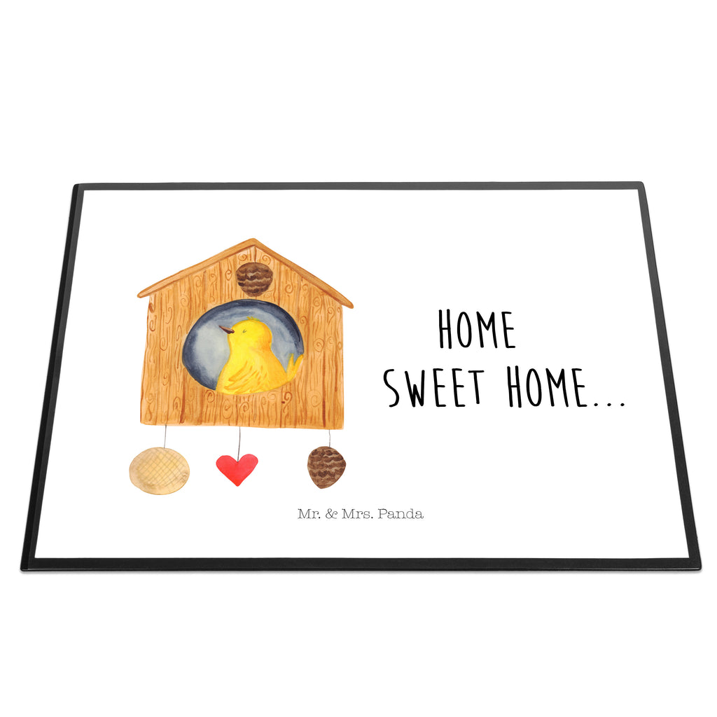 Schreibtischunterlage Vogelhaus sweet Home Schreibunterlage, Schreibtischauflage, Bürobedarf, Büroartikel, Schreibwaren, Schreibtisch Unterlagen, Schreibtischunterlage Groß, Tiermotive, Gute Laune, lustige Sprüche, Tiere, Vogelhaus, Vogel, Home sweet Home, Einzug, Umzug, Geschenk, Einzugsgeschenk, Hausbau, Haus