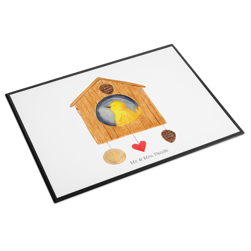 Schreibtischunterlage Vogelhaus sweet Home Schreibunterlage, Schreibtischauflage, Bürobedarf, Büroartikel, Schreibwaren, Schreibtisch Unterlagen, Schreibtischunterlage Groß, Tiermotive, Gute Laune, lustige Sprüche, Tiere, Vogelhaus, Vogel, Home sweet Home, Einzug, Umzug, Geschenk, Einzugsgeschenk, Hausbau, Haus