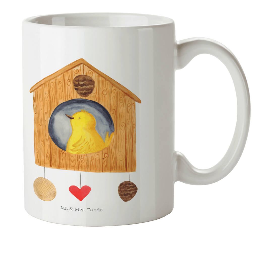 Kindertasse Vogelhaus sweet Home Kunststoff Tasse, Kindergarten, Tasse, Trinkbecher, Camping Becher, Kaffeetasse, Kunststoffbecher, Kindergartenbecher, Outdoorgeschirr, Kunststoffgeschirr, Reisebecher, Reisetasse, Kinderbecher, Tiermotive, Gute Laune, lustige Sprüche, Tiere, Vogelhaus, Vogel, Home sweet Home, Einzug, Umzug, Geschenk, Einzugsgeschenk, Hausbau, Haus