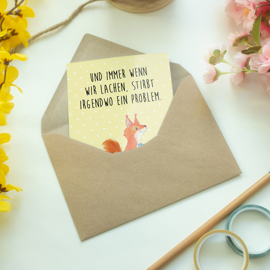 Grußkarte Eichhörnchen Blume Klappkarte, Einladungskarte, Glückwunschkarte, Hochzeitskarte, Geburtstagskarte, Karte, Tiermotive, Gute Laune, lustige Sprüche, Tiere, Eichhörnchen, Eichhorn, Spruch positiv, Lachen, Spaß, Motivation Sprüche, Motivation Bilder, glücklich Spruch, Spruch Deko