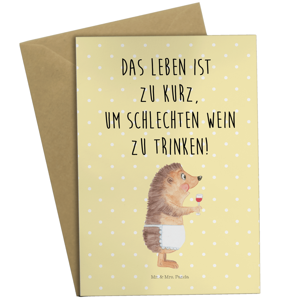 Grußkarte Igel mit Wein Klappkarte, Einladungskarte, Glückwunschkarte, Hochzeitskarte, Geburtstagskarte, Karte, Tiermotive, Gute Laune, lustige Sprüche, Tiere, Wein Spruch, Igel, Geschenk Weintrinker, Geschenk Weinliebhaber, Wein Deko, Weinglas, Rotwein, Weißwein, Wein trinken